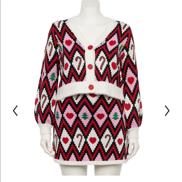 Celebrate Together Dresses & Skirts - 🧵HOST PICK 🧶NWT Sz Jr LG cardigan & skirt. Steal the spotlight!